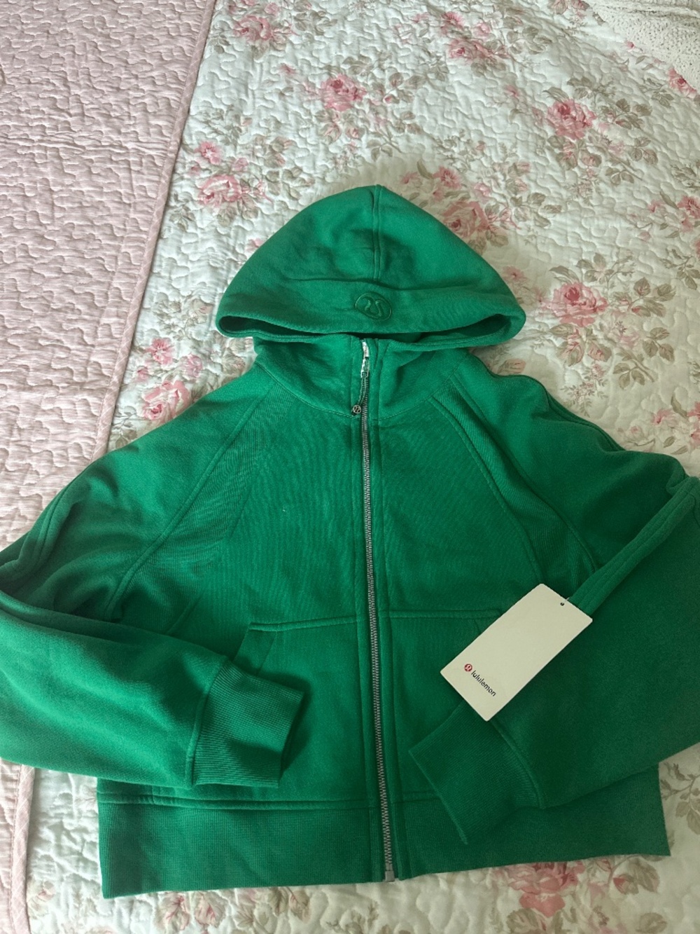 Green Scuba Oversized Full-Zip Hoodie